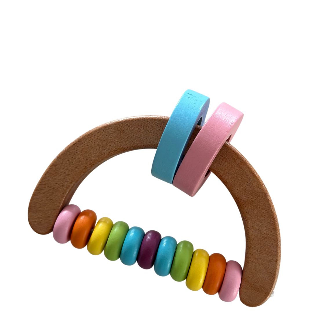 Sensory baby wooden toy set