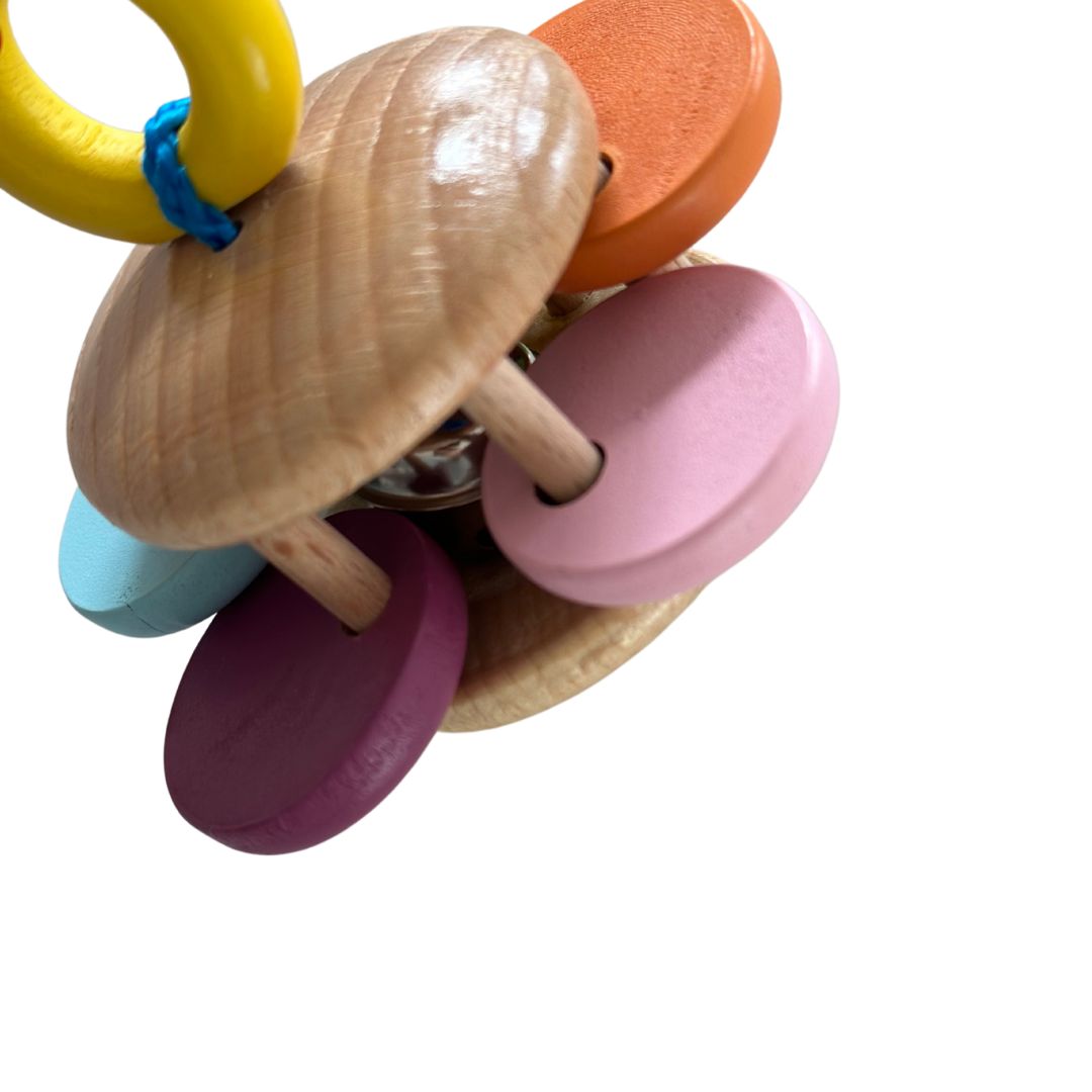 Sensory baby wooden toy set